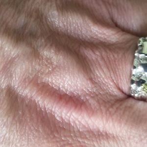 925 Silver Ring 22k Real Gold Nugget Ring